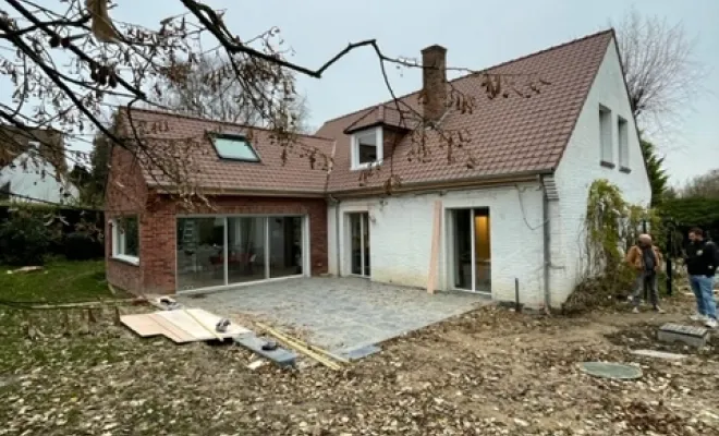 Extension d'une maison individuelle à Roncq, Lille, ATELIER VPA